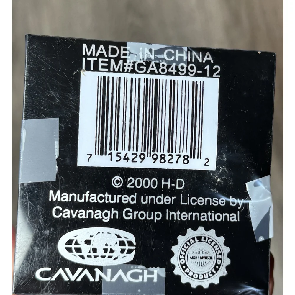 VTG Harley Davidson Christmas Ornaments ~ Santa Claus on a Harley 2000 - Picture 6 of 6